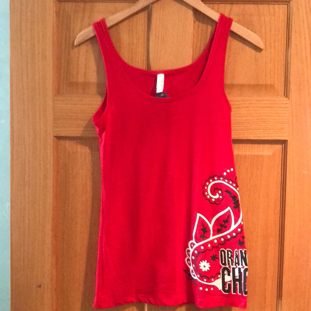 ORANGE COUNTY CHOPPERS OCC tank red M NWT